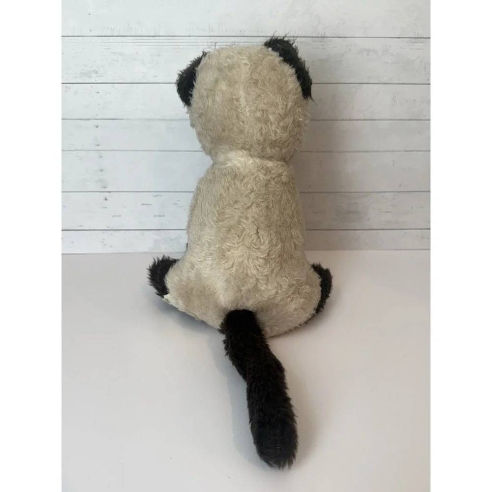 Vintage 1977 American Greetings Siamese Cat Plush Blue Eyes Stuffed Animal Toy